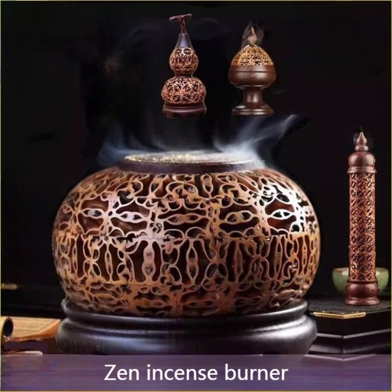 Zen Candle Supplies - Креативная деревянная полая курильница в форме